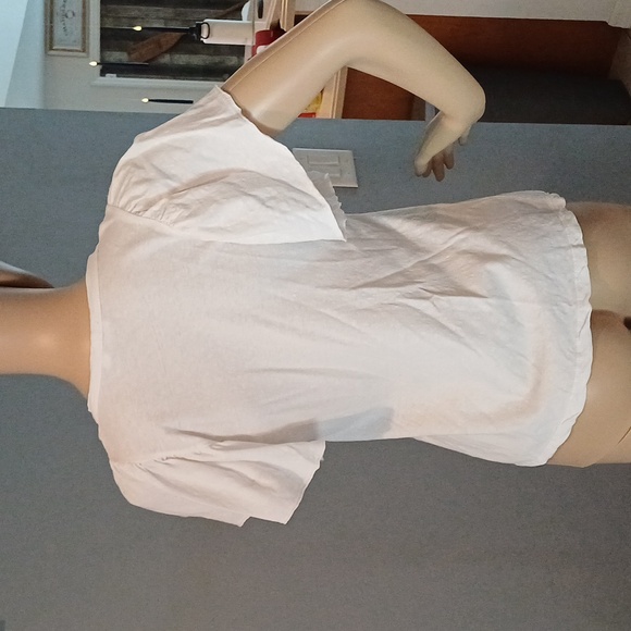 A.L.C. flutter sleeve scoop t-shirt white small - Picture 7 of 14